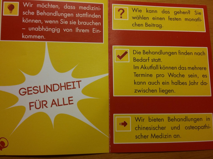 Die Friedelpraxis, ein Experiment